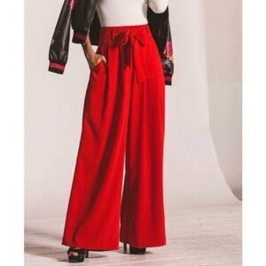 Flying Tomato Extra Wide High Rise Leg Woven Pants Women’s Large